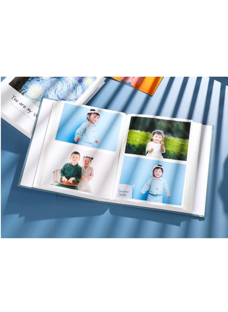 ألبومات الصور ، 4x6 بوصة 200 صورة سعة كبيرة الأسرة ، الطفل ، ألبومات صور الزفاف كتاب الصور - Image 2