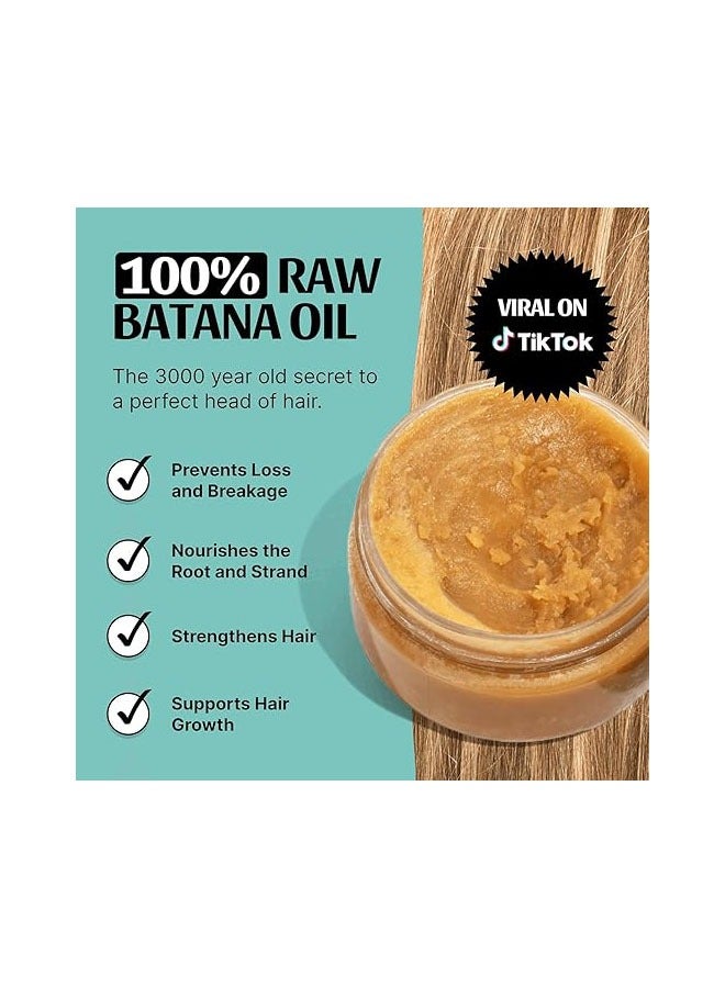 SPOILD Raw Batana Oil for Hair Growth - Sourced from Honduras - Dr. Sebi Approved - 100% Organic and Unrefined - For Thicker, Stronger Hair - 2oz. - Image 3
