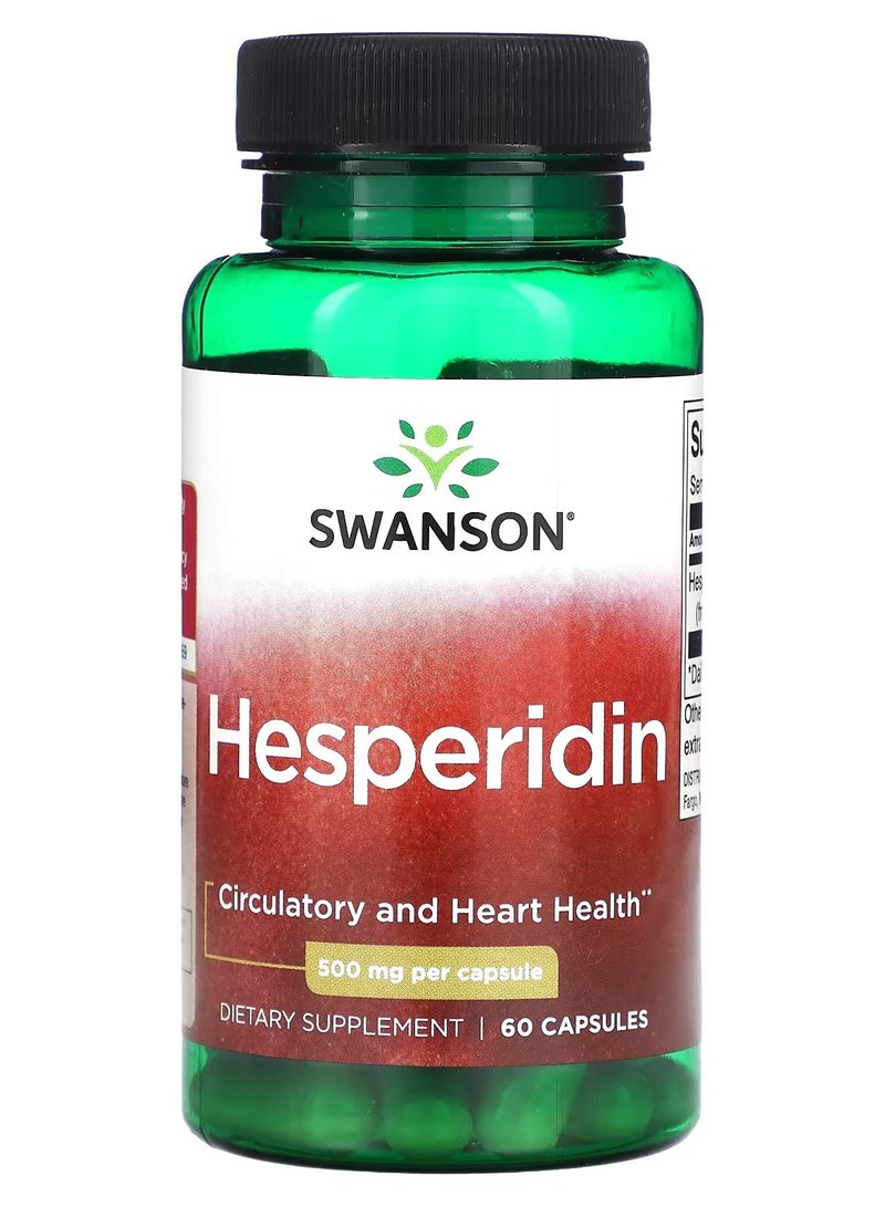 Swanson, Hesperidin, 500 mg, 60 Capsules