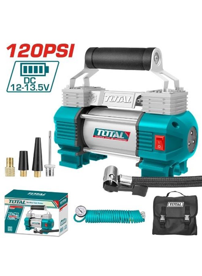 توتال كمبروسر هواء للسيارة 2 بستم  12 فولت من توتال TTAC2506 - Image 2