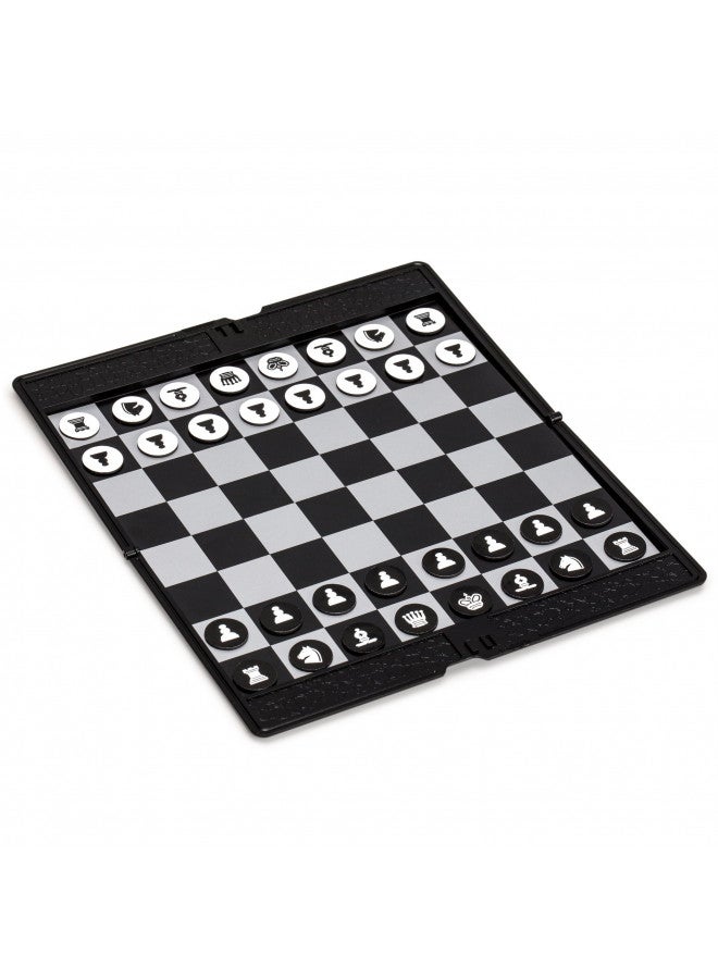 Yellow Mountain Imports Yellow Mountain Imports Magnetic Travel Foldable Chess Wallet Set (7.9-Inch) - Portable & Perfectly Travel-Size  - Image 1