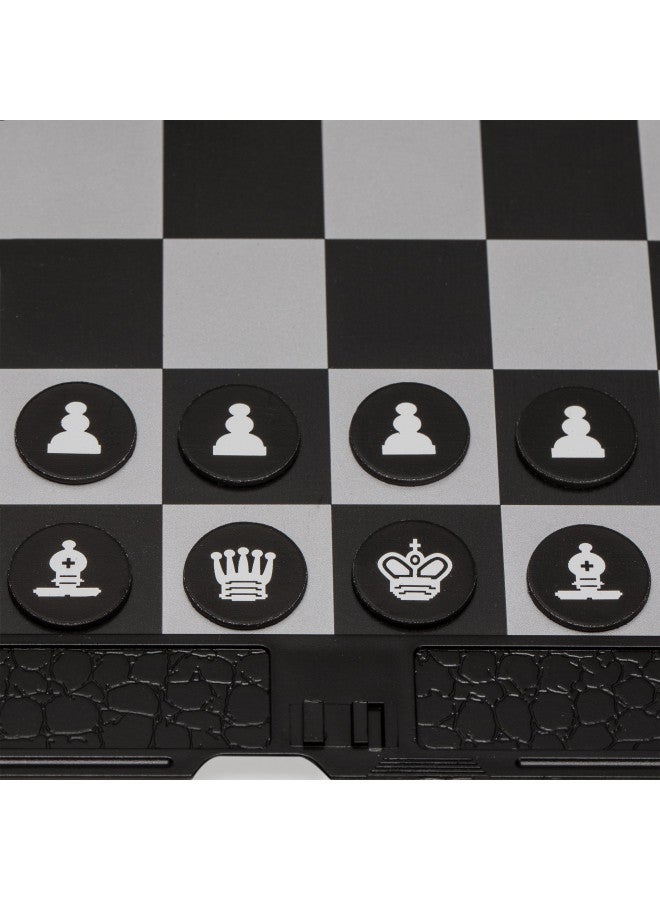 Yellow Mountain Imports Yellow Mountain Imports Magnetic Travel Foldable Chess Wallet Set (7.9-Inch) - Portable & Perfectly Travel-Size  - Image 2