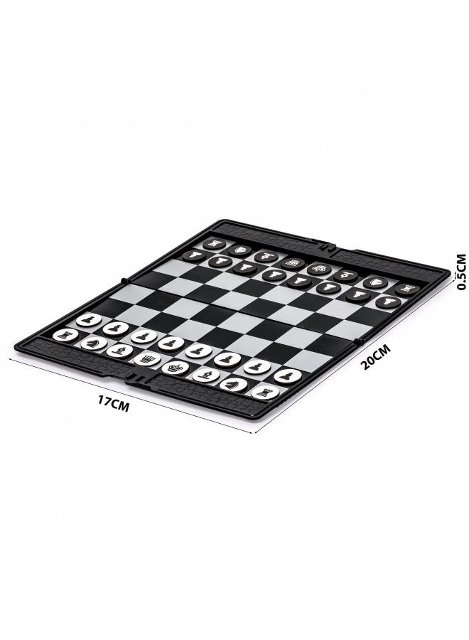 Yellow Mountain Imports Yellow Mountain Imports Magnetic Travel Foldable Chess Wallet Set (7.9-Inch) - Portable & Perfectly Travel-Size  - Image 4