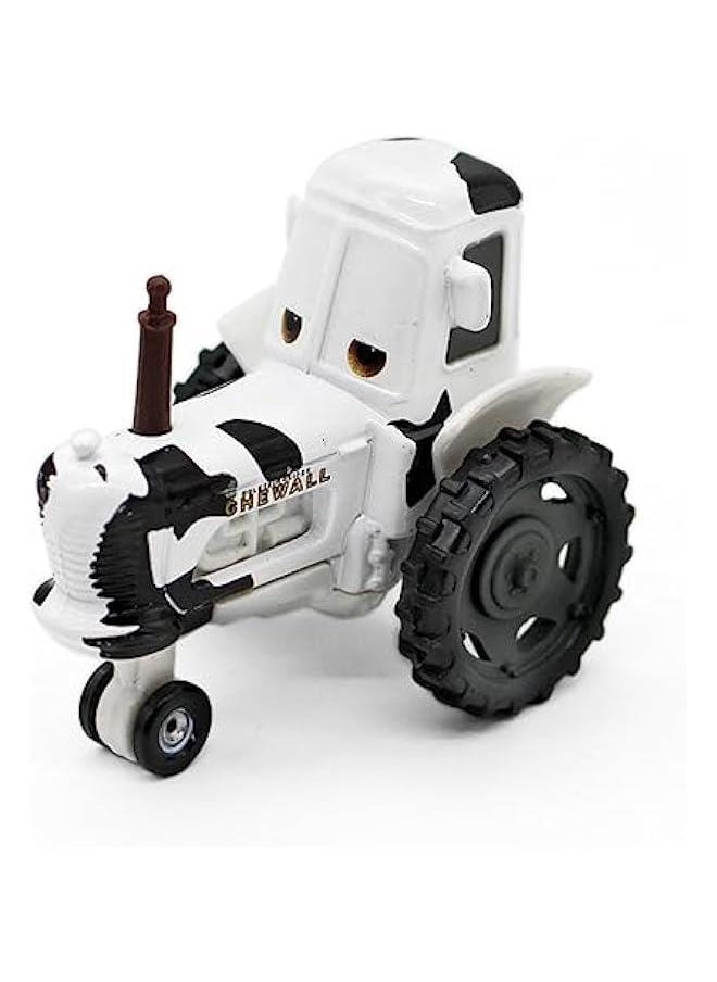 Generic - Movie Car Toy 1:55 Scale Die-Casting Car Metal Alloy Boy Kid Toy (Cow Tractor White) - Image 1