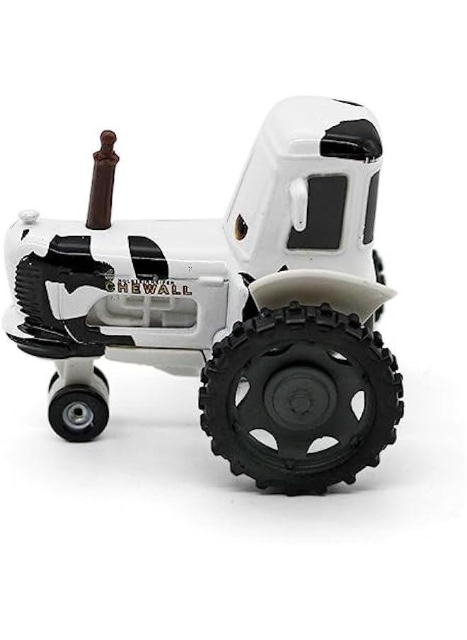 Generic - Movie Car Toy 1:55 Scale Die-Casting Car Metal Alloy Boy Kid Toy (Cow Tractor White) - Image 1