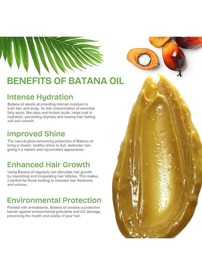 Avierll 100% Organic Batana Oil for Hair Growth by , Organic, Unrefined Batana Oil for Visibly Thicker and Stronger Hair, Dr Sebi Approved, for all Hair Types （3.4oz/100ml) - Image 4