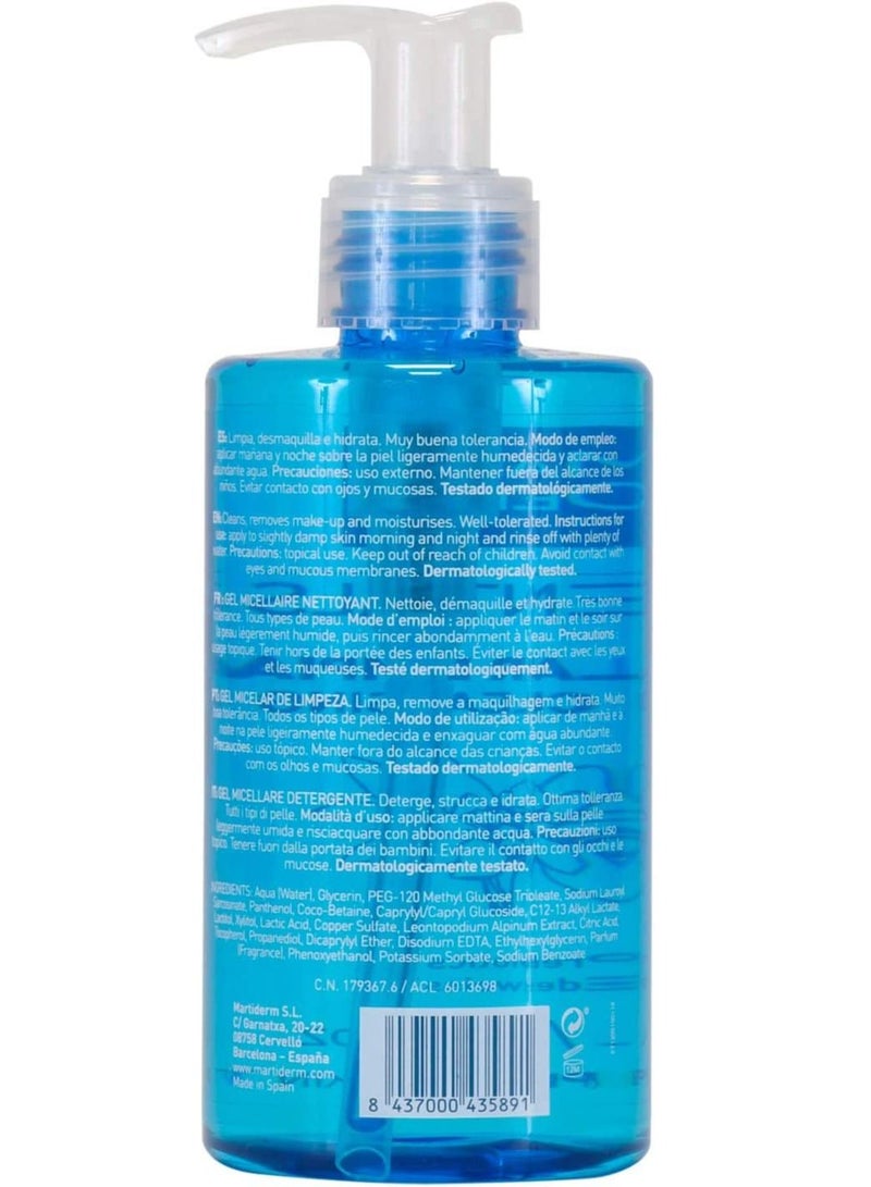 Martiderm Essentials Micellar Cleansing Gel 200ml - Image 2