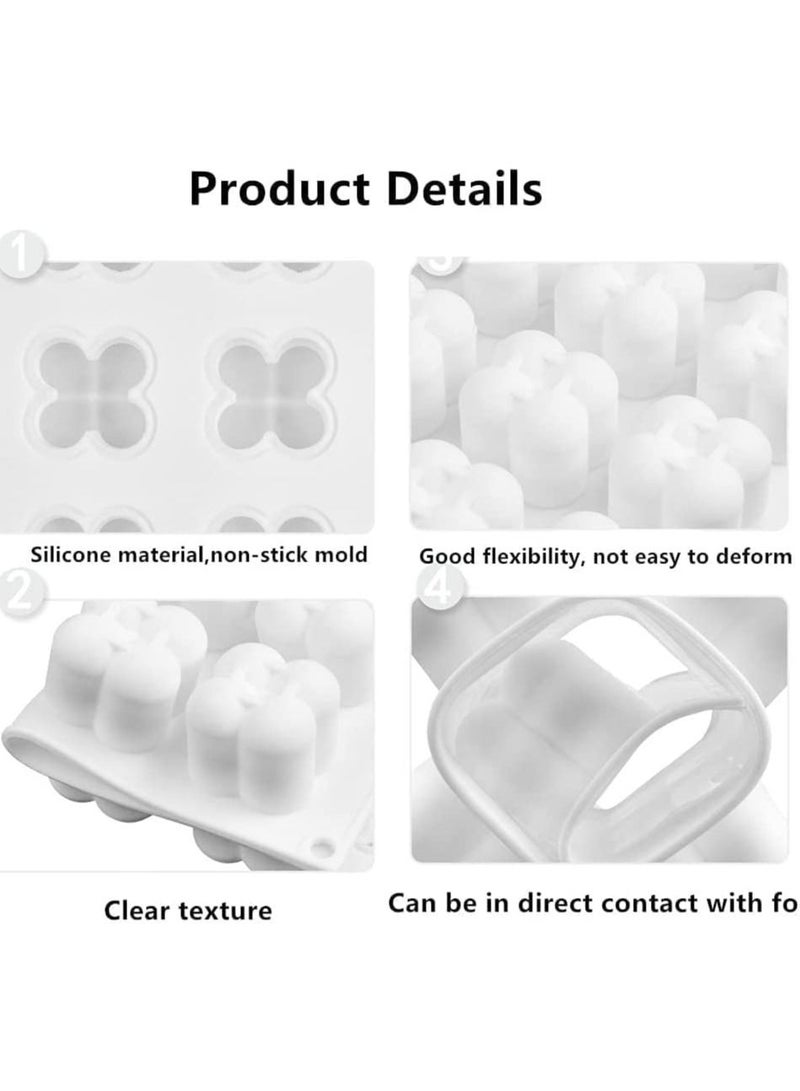 3D Silicone Mold Cube for  Baking Mousse Cake Candy Cupcake Chocolate Dessert Soap DIY Decorating Tools (15 Cavity) - Image 3