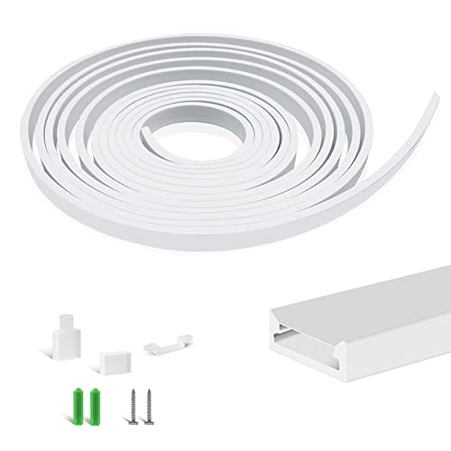 BIRRAY 16.4FT/5M Silicone LED Channel System, U Shape 5x13mm DIY Neon Rope Light IP67 Waterproof Tube for 10mm Strip Lights Installation, for Indoor Outdoor Ambient Decor (LED Dot Visible) - Image 1
