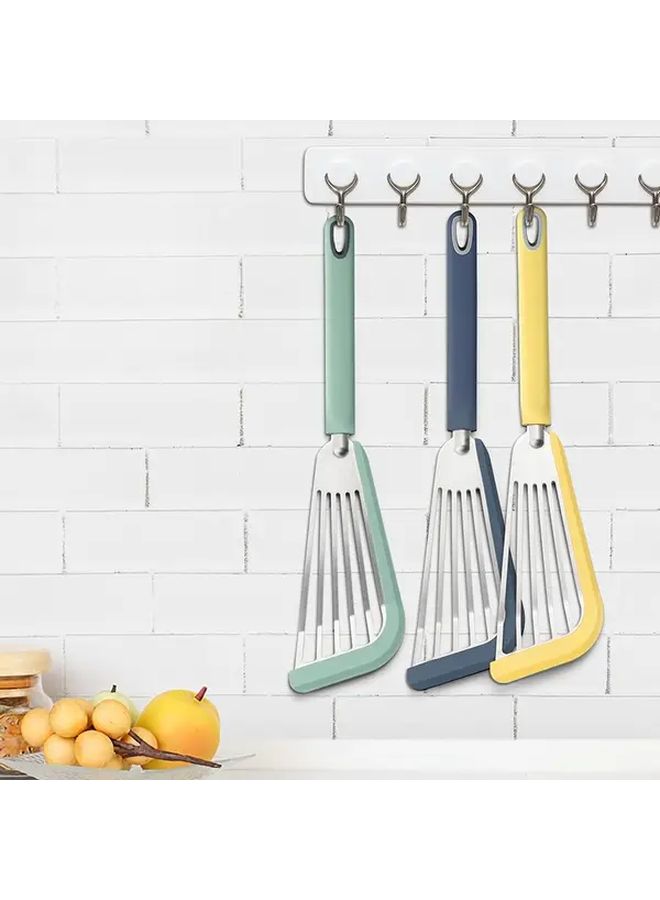 Heavy Duty Stainless Steel Fish Frying Spatula Ergonomic Non Stick Safe Multi Function Cooking Tool - Image 4