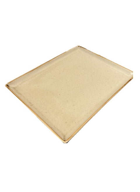 Elegant rectangular flat serving plate with a modern and stylish design