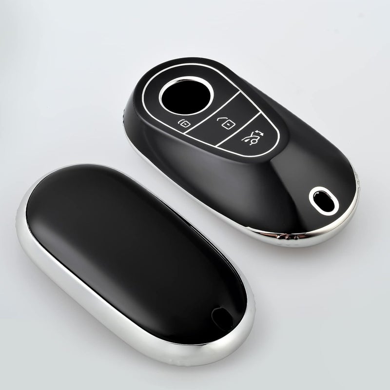 OFFCURVE Car Key Cover for Mercedes Benz - 3 Button Key Fob Protector - Image 3