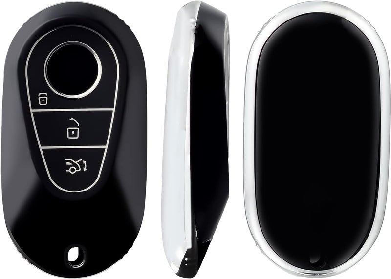 OFFCURVE Car Key Cover for Mercedes Benz - 3 Button Key Fob Protector - Image 2