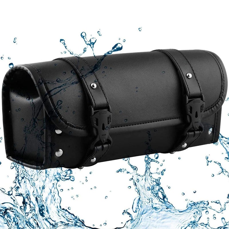 VKALTUL Motorcycle Tool Bag Suitable for Harley Suzuki Kawasaki Universal Tool Bag Motorcycle Side Bag Motorcycle Fork Bag