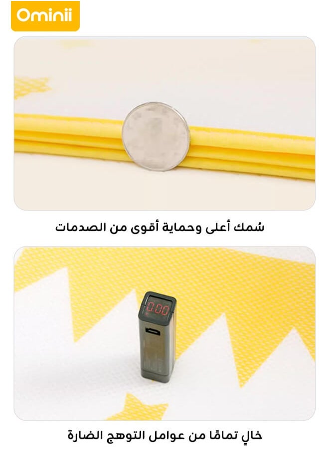 أوميني حاجز سرير أطفال بتهوية شبكية، واقي مضاد للصدمات وآمن، خفيف وناعم، مع أربطة قابلة للتعديل، مثالي لفصل الصيف، يناسب الأسرة القياسية  - Image 2