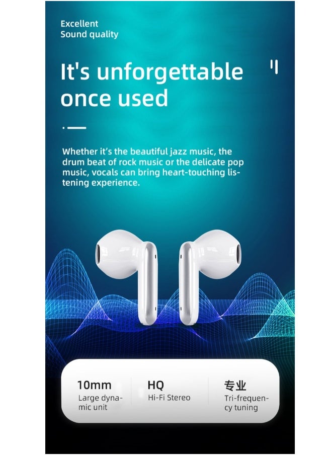 Generic - Tws Earbuds Intelligent Noise Reduction Gaming Wireless Headset Led Power Display Bluetooth-compatible Headphones - Image 1
