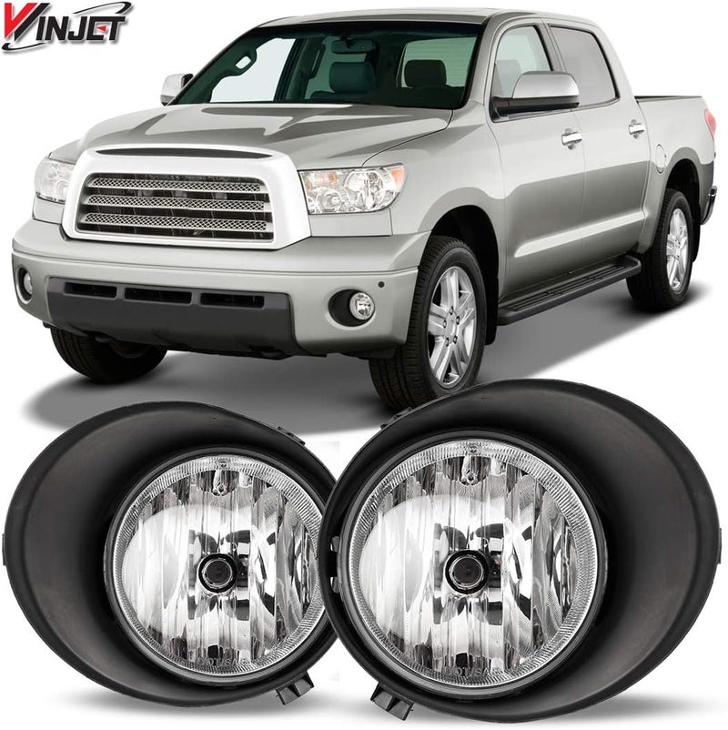 Winjet Fog Lights Kit for 2007-2013 Toyota Tundra with Switch and Wiring - Image 1