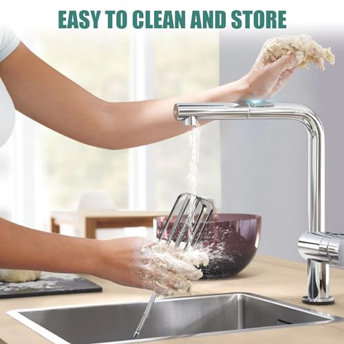 Hasanbar 4 Pack Hand Mixer Beaters, Compatible with Hamilton Beach Mixer 62692 62695V 64699 62682RZ, Beater Replacement Fit Beach Blender Parts, Hand Mixer Blades Attatchment - Effortless Blending & Whipping - Image 5