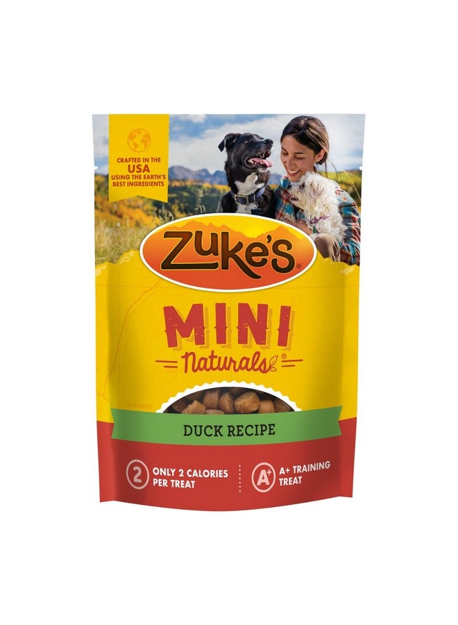 Zuke's Zuke’S Mini Naturals Soft And Chewy Dog Treats For Training Pouch, Natural Treat Bites With Duck Recipe  16.0 Oz Bag - Image 1