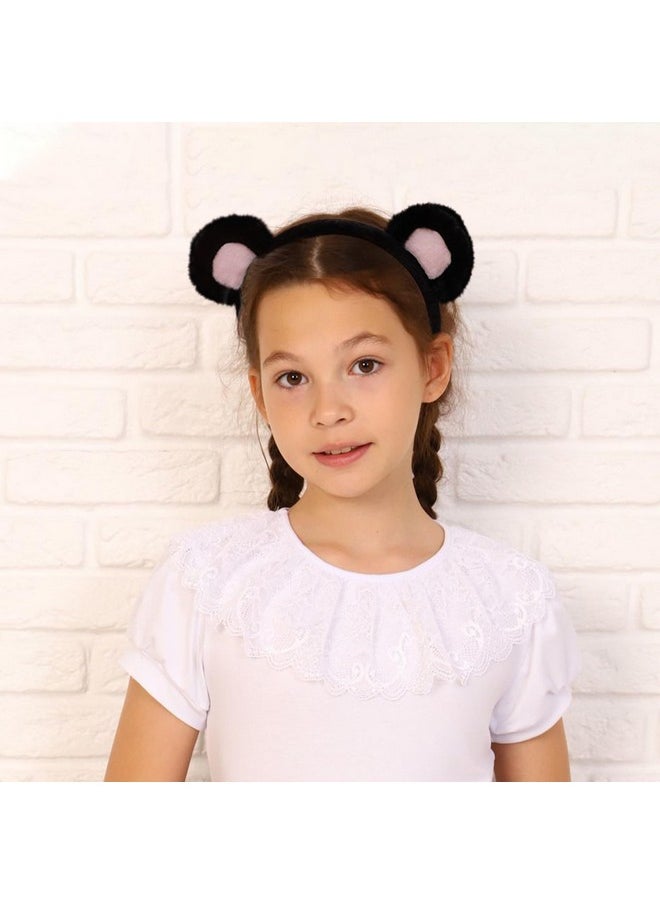 AEGYPIUS Headband, Cute Bear Ears Design For Children And Adults, For Cosplay, Parties And More, One Size Fits All, Black  - Image 5