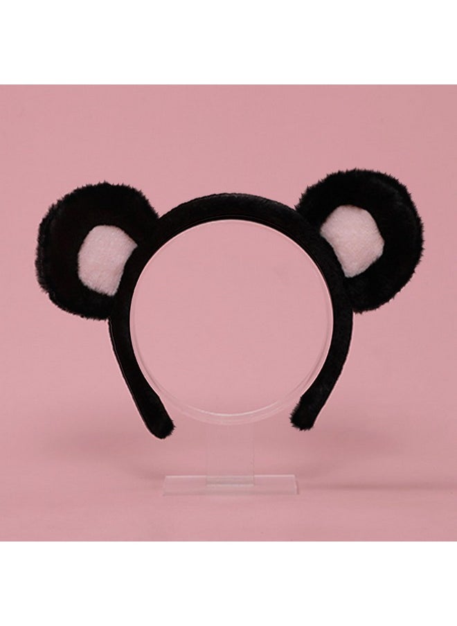 AEGYPIUS Headband, Cute Bear Ears Design For Children And Adults, For Cosplay, Parties And More, One Size Fits All, Black  - Image 4