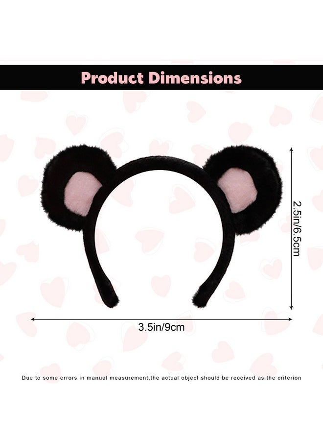 AEGYPIUS Headband, Cute Bear Ears Design For Children And Adults, For Cosplay, Parties And More, One Size Fits All, Black  - Image 2