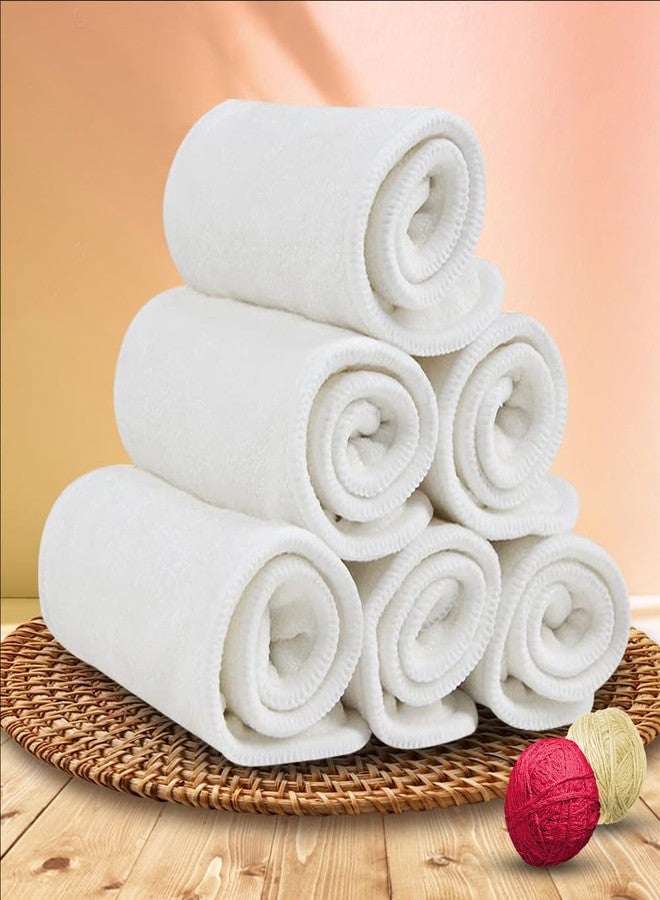 LILTOES SmartDry 5-Layer Booster Pads for Cloth Diaper | High Absorbent 5 Layer Washable and Reusable | Wet Free Booster Inserts | The Ultimate Baby Cloth Diaper Soaker Inserts Pack Of 6 - Image 1