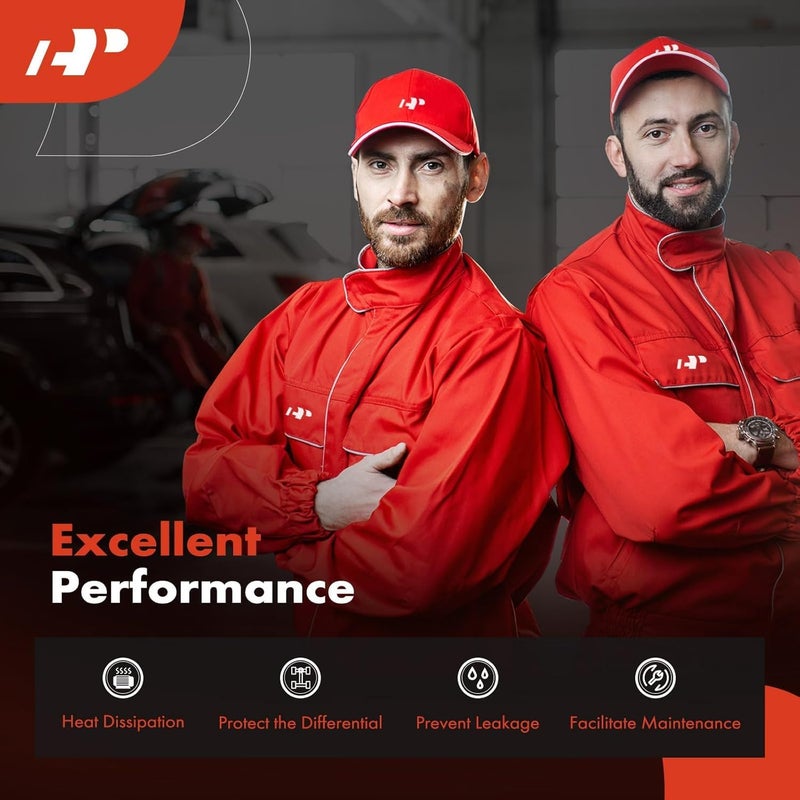 A-Premium Rear Differential Cover with Gasket & Drain Plug Compatible with Jeep Grand Cherokee 1999-2004 Cherokee 2001 Wrangler 2002-2006 with Dana 35 Axle - Image 5