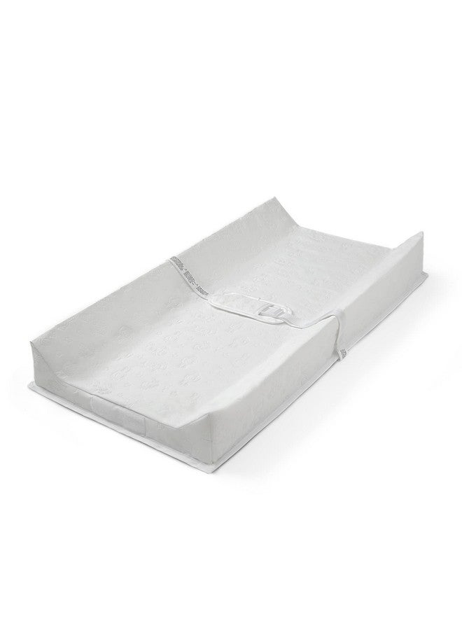 Delta CHILDREN Serta Perfect Sleeper 2-in-1 Deluxe Pillow Top Changing Pad & Portable Changing Mat, White - Image 3