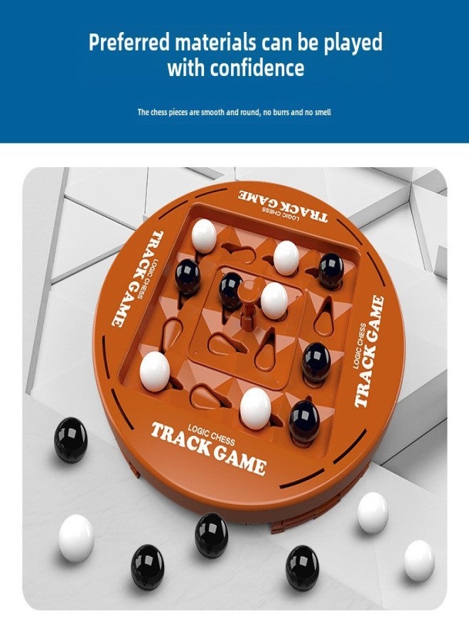 لعبة الشطرنج المنطقية للأطفال، لعبة لوحية تعليمية، لعبة معركة مزدوجة، ألعاب تفاعلية لحفلات رأس السنة (لعبة الشطرنج المنطقية [علبة ملونة باللغة الإنجليزية]) - Image 4