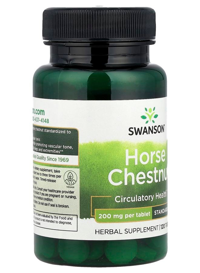 SWANSON Horse Chestnut 200 mg 120 Tablets - Image 2