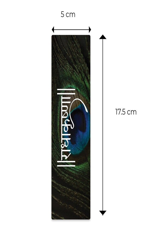 OneOclock Krishna Sanatani Bookmarks Pack of 5 Decorative Bookmarks - Best Gift for Readers, Book Enthusiast & Friends I Stationery Items (Krishna) - Image 3