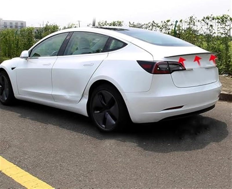 QASULER Gloss Black Rear Bumper Spoiler for Tesla Model Y - Image 5
