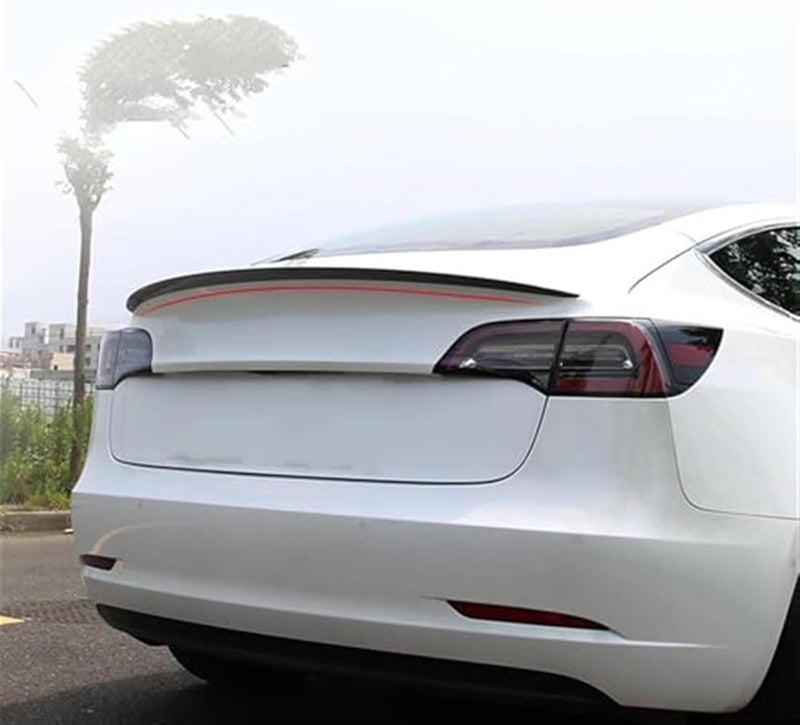 QASULER Gloss Black Rear Bumper Spoiler for Tesla Model Y - Image 3