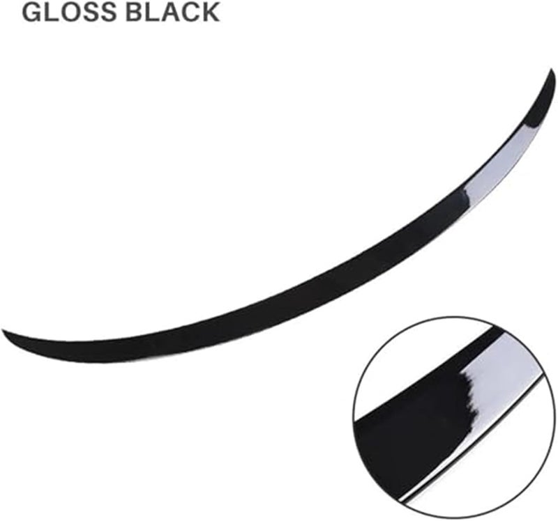 QASULER Gloss Black Rear Bumper Spoiler for Tesla Model Y - Image 2