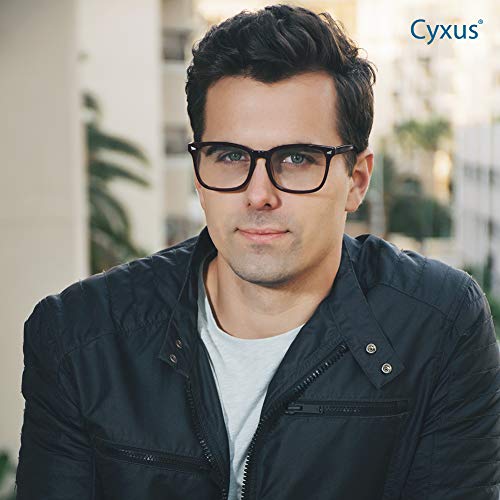 Cyxus Blue Light Blocking Computer Glasses Retro Clear Lens Eyeglasses Frame - Image 4