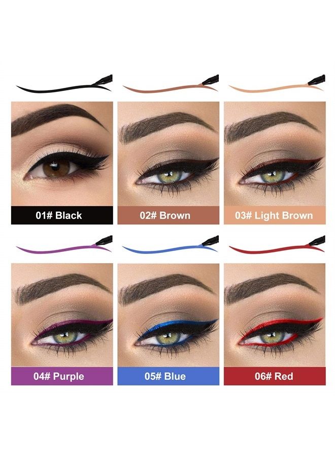 LOKFAR 12 Colors Matte Liquid Eyeliner Colorful Set, Matte Liquid Colorful Eye-Liner Pen Neon Colored Eyeliner Eye Makeup, Long Lasting Water-Proof Smudge-Proof Smooth Liquid Eyeliner Pen -#A - Image 4