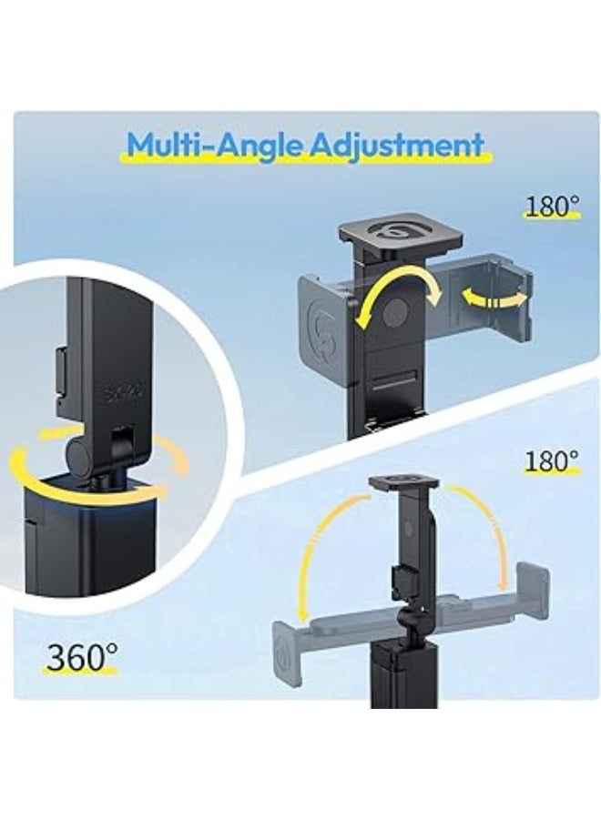 ULANZI SK-20 Travel Essentials Airplane Phone Holder, Phone Tripod 360° Rotation,Travel Must Have Handsfree Cellphone Stand for Desk,Flight Essential Universal Adjustable Stand for Train Table - Image 2