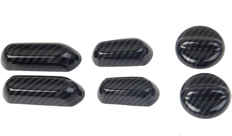 Fewshaw Carbon Fiber Seat Adjustment Button Cover Trim - Image 3