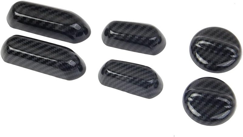 Fewshaw Carbon Fiber Seat Adjustment Button Cover Trim - Image 2