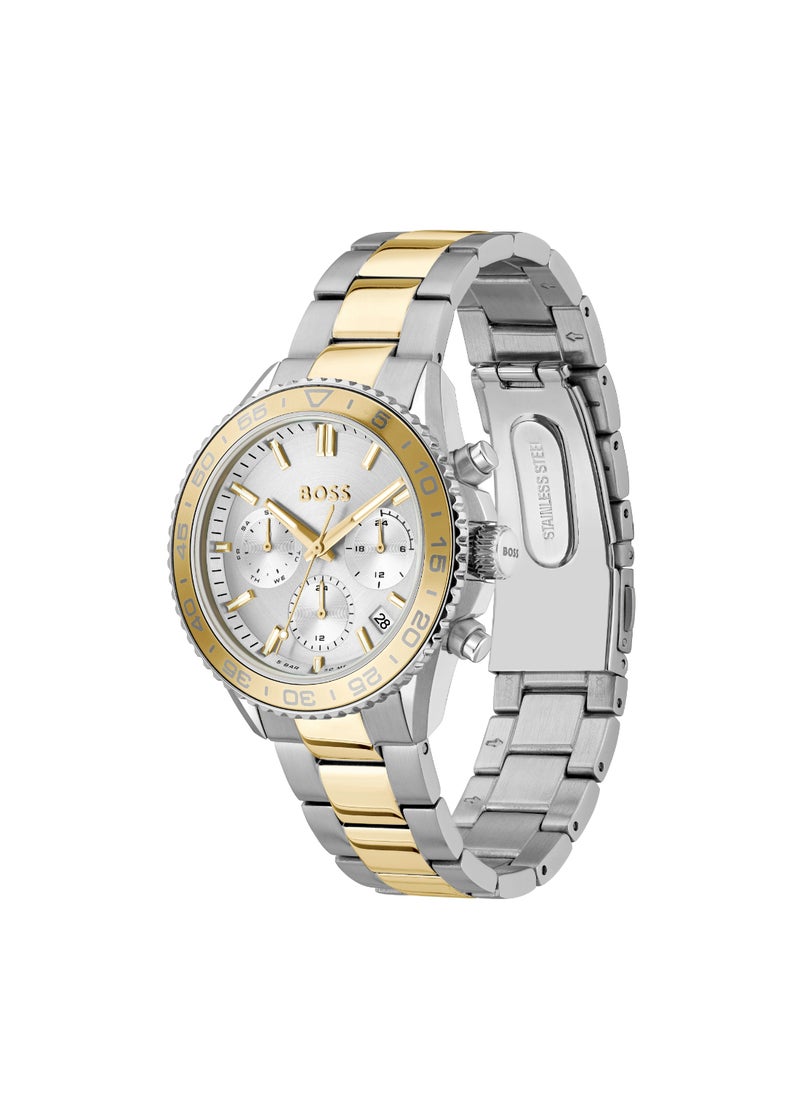 HUGO BOSS HUGO BOSS WATCH ROUND ANALOG WOMEN'S SILVER WHITE CASE WATCH - 1502756  - Image 1