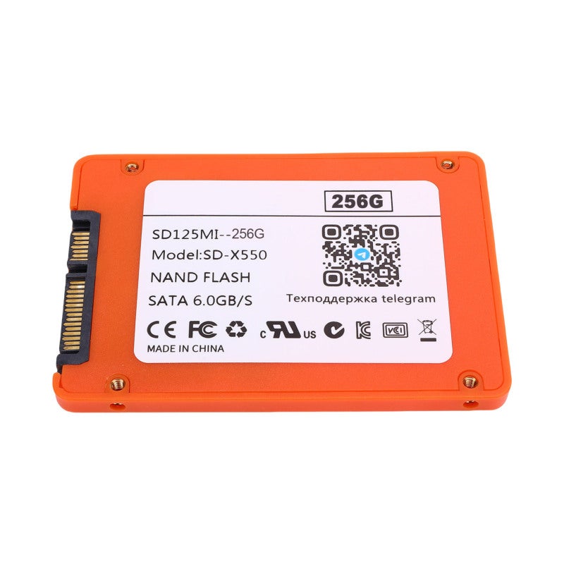 2.5 بوصة محرك أقراص الحالة الصلبة 550 ميغابايت/ثانية سرعة قراءة وكتابة عالية SATA III SSD داخلي - إقلاع سريع ذاكرة فلاش 3D NAND SSD موفر للطاقة لأجهزة الكمبيوتر المكتبية المحمولة وأجهزة الألعاب - Image 1