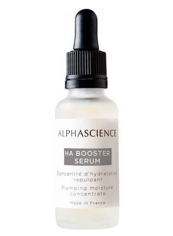 HA Booster Serum 30 ml / 1 Fl Oz - Plumping moisture concentrate - Restructures the skin - Deep hydratation - dry to normal skin - Made in France - Fragrance free - Paraben free