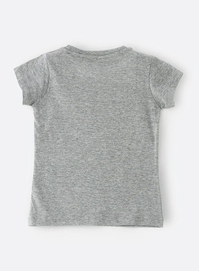Jelliene Basic round neck graphic t-shirt