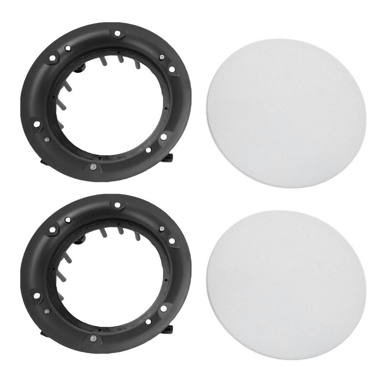Speaker Grill Cover Metal Magnetic Decorative Speaker Grille Cover Guard Protector for Wall and Ceiling Installations - Image 1