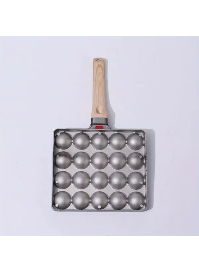 Non Stick 20 Cavity Octopus Ball Baking Tray Black For Home Kitchen Heating Household - Image 4