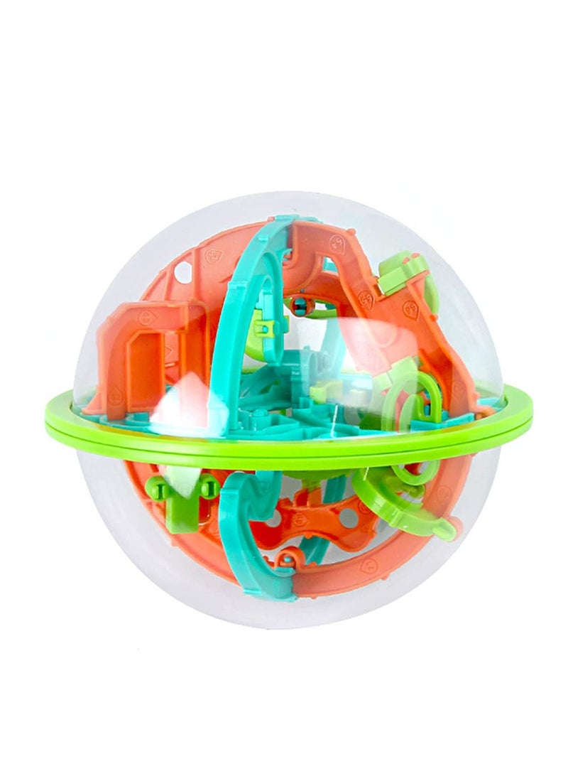 SYOSI Maze Ball 3D Puzzle Games Intellect Ball with 100 Challenging Barriers 3D Educational Toys that can Develop Children's Brains 3D Puzzle Toys Magical Maze Ball Brain Teasers Puzzle Games (12cm/4.72'') - Image 1