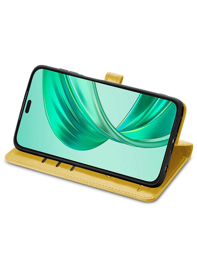 S-TOP Case For Honor X8b Cat and Dog Embossed Leather Phone Case - Image 4