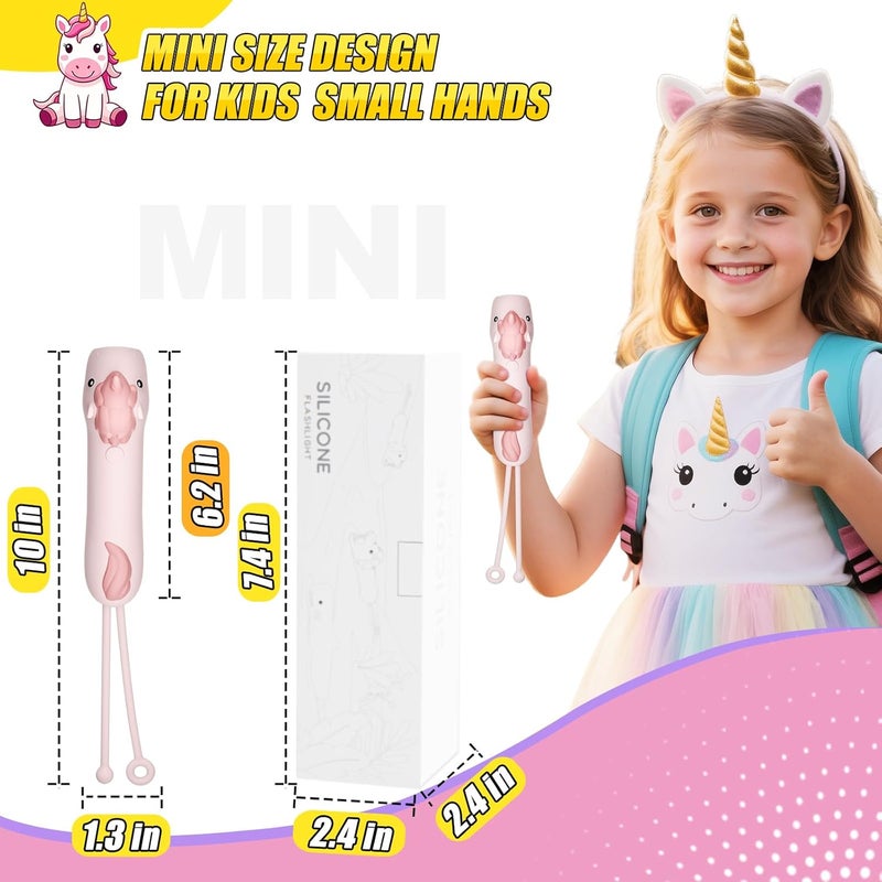 Rechargeable LED Children's Unicorn Flashlight (Dimming Waterproof) - Image 3