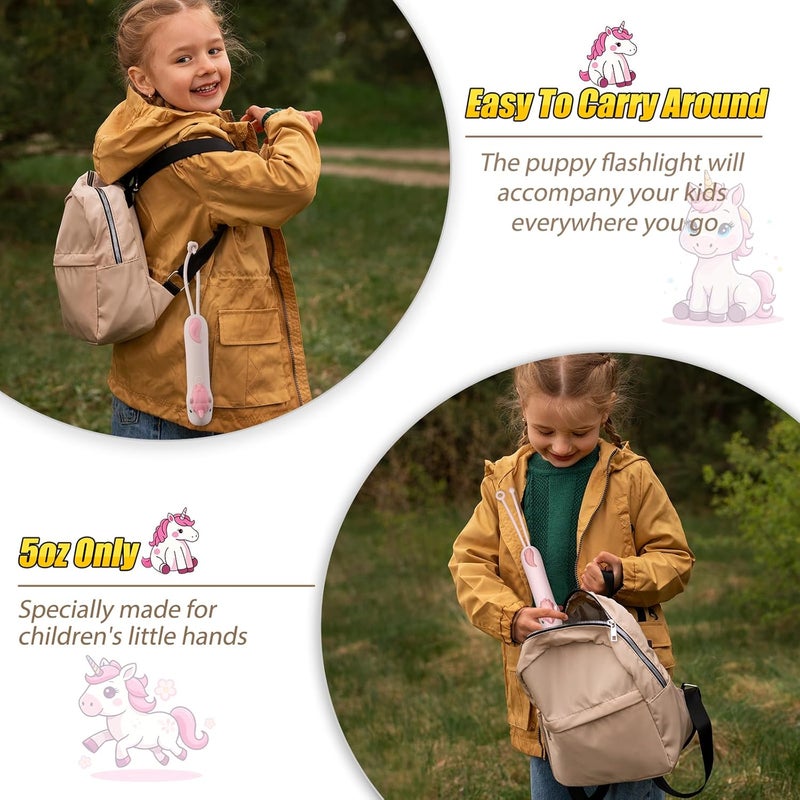 Rechargeable LED Children's Unicorn Flashlight (Dimming Waterproof) - Image 4